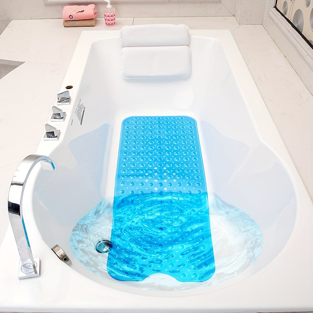 Antislip Badmat XL voor Douche en Bad – Extra Lange Veiligheidsbadmat met Zuignappen