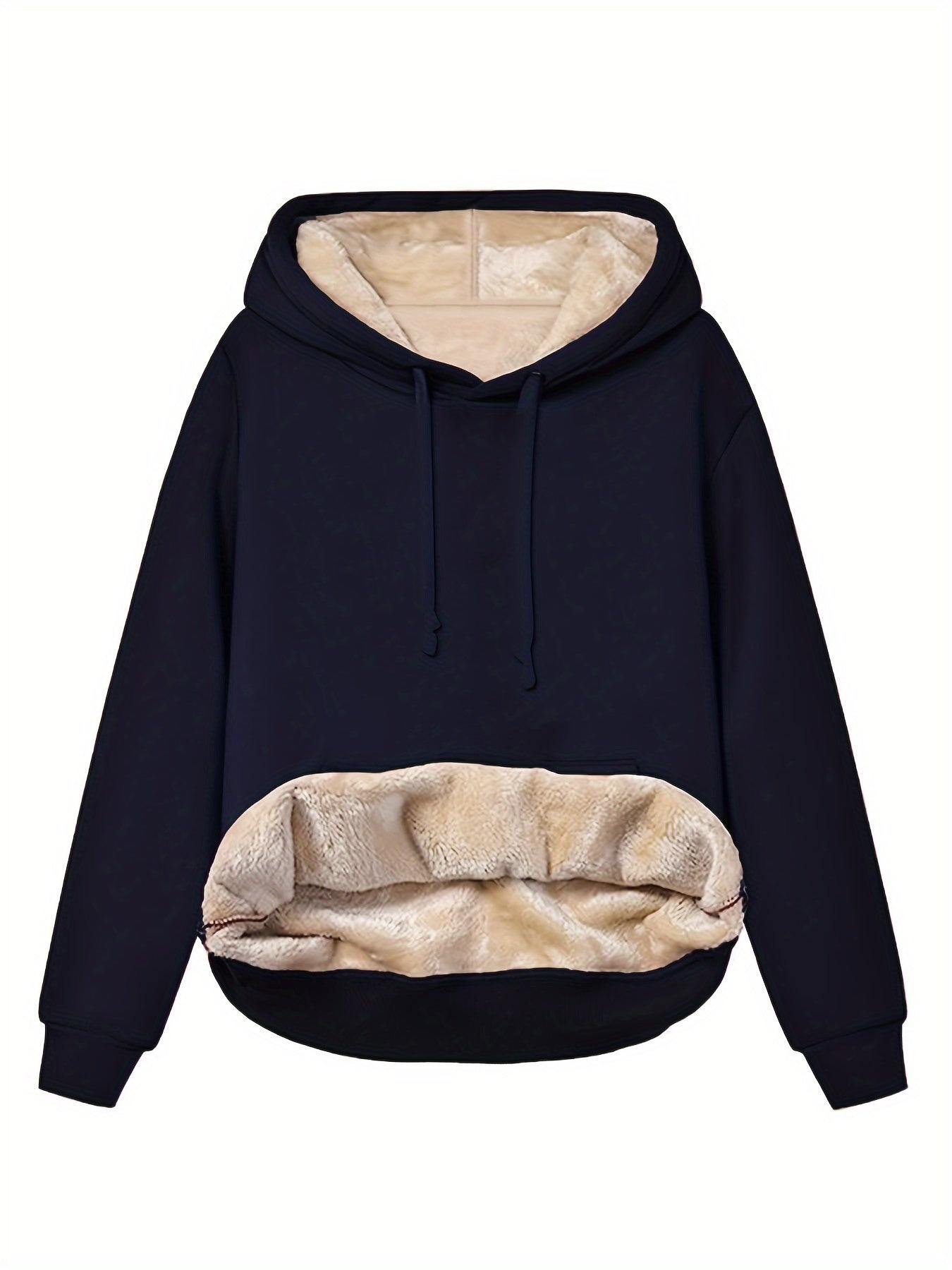 Dames Fleece Hoodie Capuchon Zacht en Warm Casual - StudioMarella