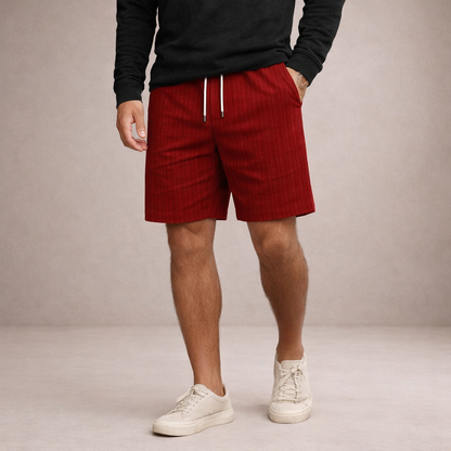 Korte Herenbroek Linnen Ademend Zomerbroek Casual Fit