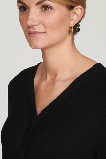 Zwangerschapsjurk Maxi Dames Zomerjurk V-Hals Casual Elegant