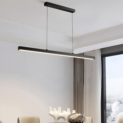 Verumo Hanglamp LED Metaal Zwart Keukeneiland Eettafel Moderne Verlichting Lineaire Hanglamp