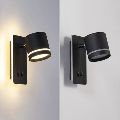 Wandlamp LED Verstelbaar IJzer Zwart Wit 15W Woonkamer Slaapkamer Hal Spotlamp Leeslamp Ingebouwde LED Moderne Wandspot