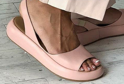 Platte Damessandalen Lente-Zomer Open Teenmodel Casual Teenslippers Comfortabel Schoeisel Strandschoenen