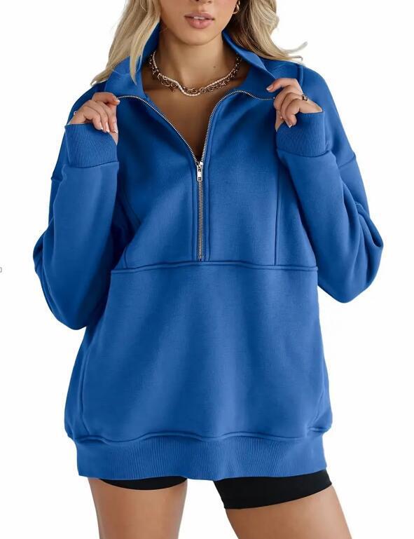 Dames Trui Oversized Warm met Kangoeroezak Comfortabel