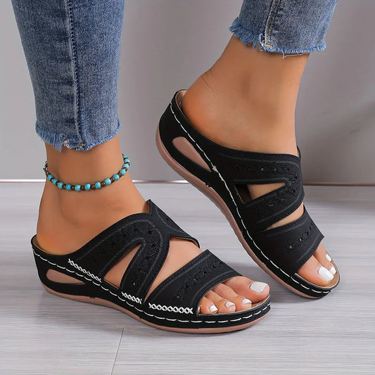 Dames Sandalen met Hak en Uitgeholde Zool - StudioMarella