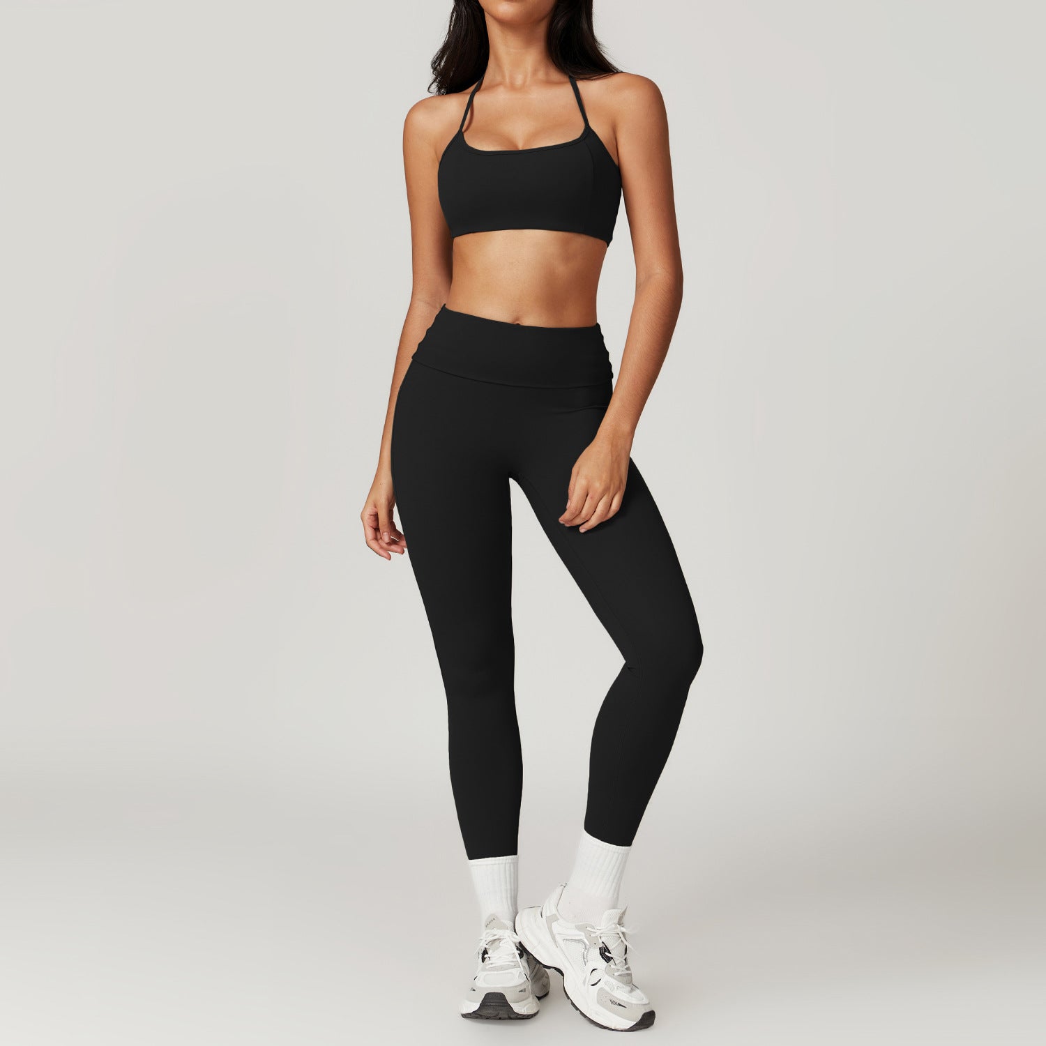 Yoga Set Dames Sneldrogend Sportief Naadloos - StudioMarella