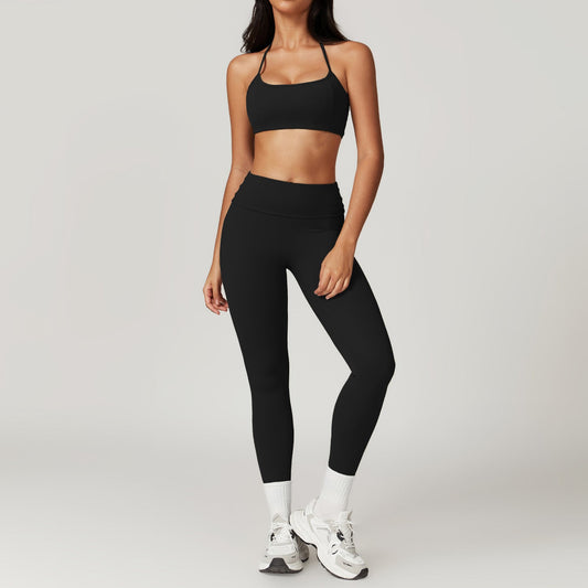 Yoga Set Dames Sneldrogend Sportief Naadloos - StudioMarella
