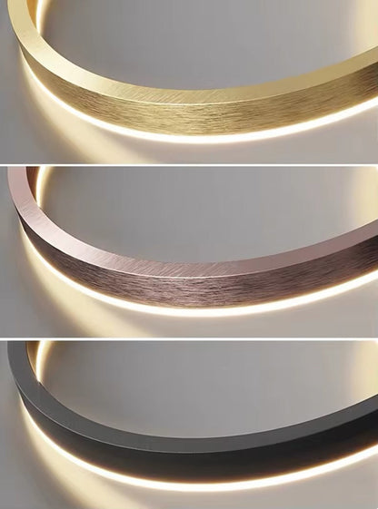 Moderne Led Ring Hanglamp Met Meerdere Lichtcirkels En Dimbare Verlichting