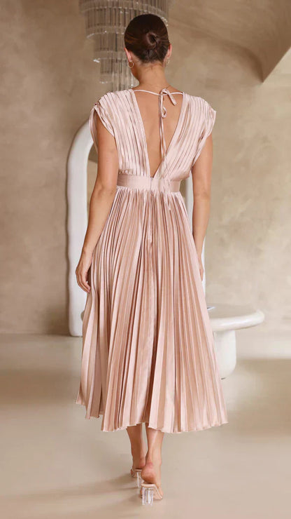 Klassieke Vrouwelijke Jurk Elegante Stijl