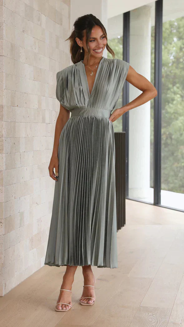 Klassieke Vrouwelijke Jurk Elegante Stijl
