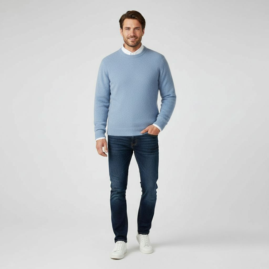 Heren Trui met Kraag en Elegant Design Stijlvol - StudioMarella