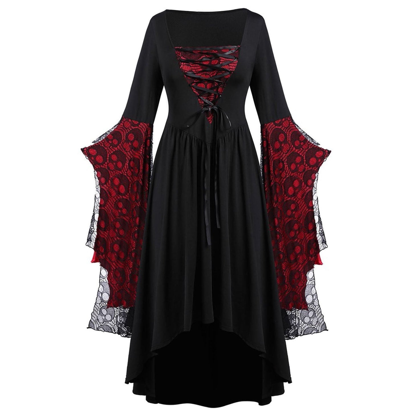 Dames Maxi Jurk Lang Met Kant Elegant