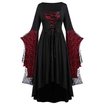 Dames Maxi Jurk Lang Met Kant Elegant