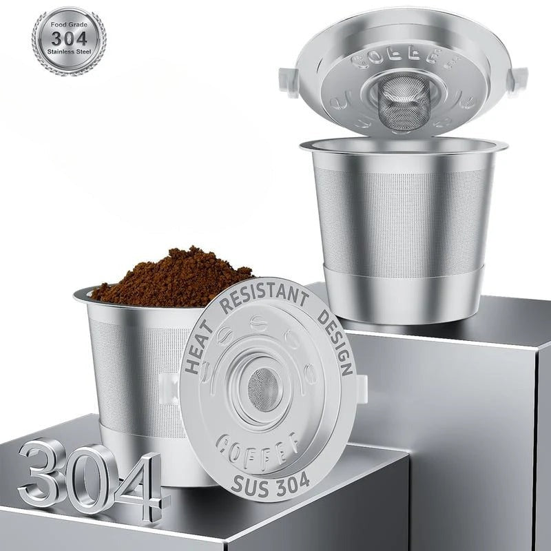 Herbruikbare Koffiecapsule RVS Micro Mesh Nespresso Compatibel Duurzaam Barista