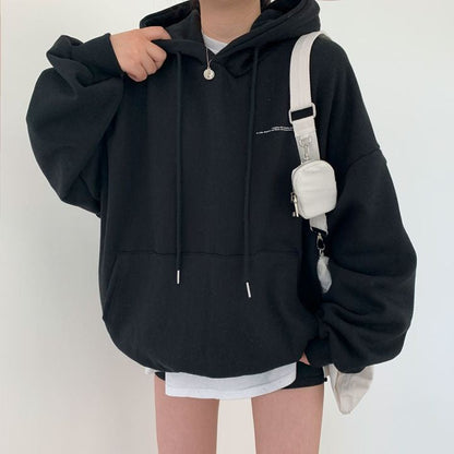 Dames Hoodie Space Print Casual Streetwear → Dames Hoodie Space Print Casual Straatmode