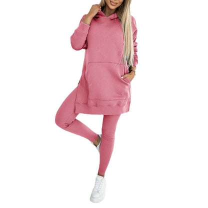 Dames Lounge Set - Zachte Hoodie en Joggingbroek