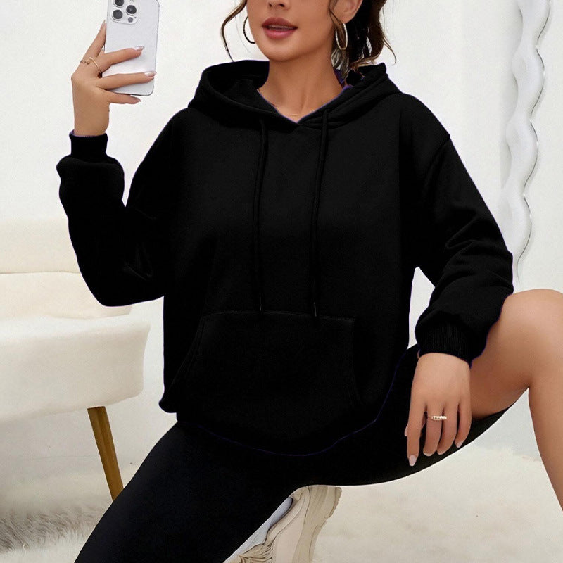 Dames Oversized Hoodie met Kangoeroezak Zacht Comfortabel