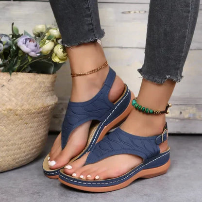 Sandalen met Glanzend Leer voor Vrouw