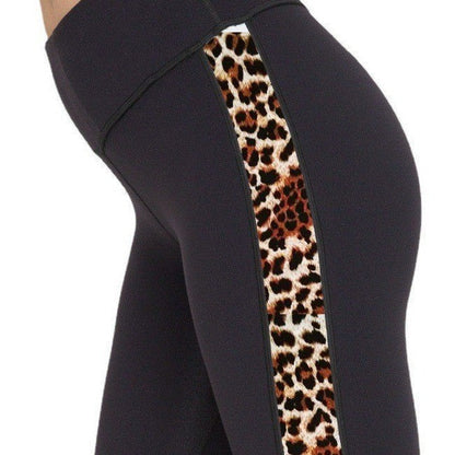 Dames Sportlegging Panterprint Streep Patronen