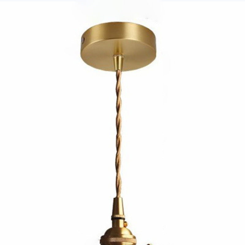 Vintage Hanglamp met Gegolfd Glas & IJzeren Armatuur – Vierkant/Rechthoekig – Scandinavisch Design voor Woonkamer