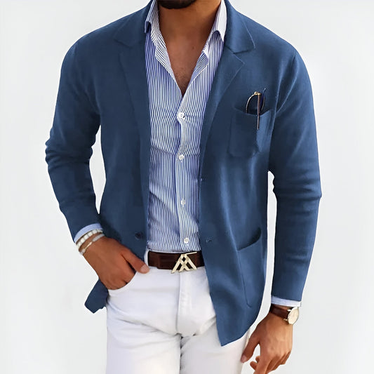 Heren Blazer Lichtgewicht Slim Fit voor Zakelijk en Casual Look - StudioMarella