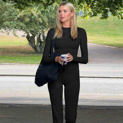 Dames Lounge Set Zacht en Comfortabel Top en Broek