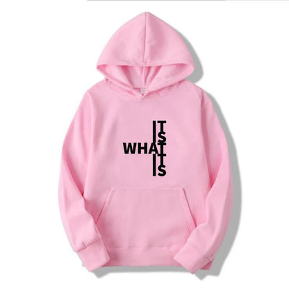 Dames Hoodie Met Leuke Tekst Print Zacht en Warm