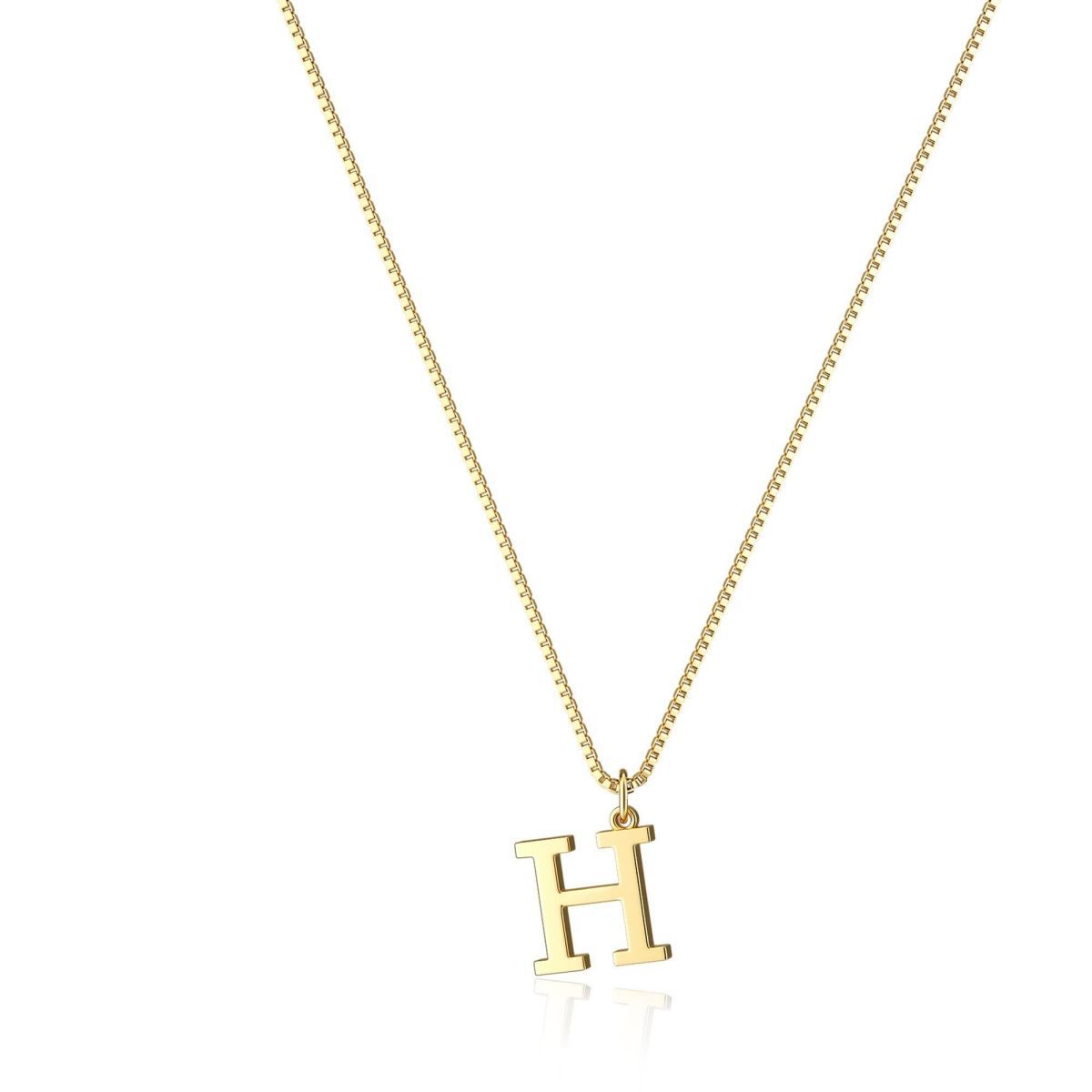 Gouden Ketting met Initialen voor Vrouw Persoonlijke Letter Sieraden
