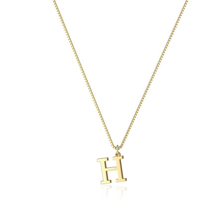 Gouden Ketting met Initialen voor Vrouw Persoonlijke Letter Sieraden