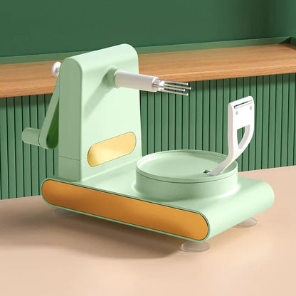 Handmatige Groenteschiller met 3 Verwisselbare Messen – Voedselveilig & Ergonomisch