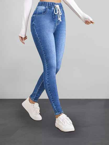 Jegging Stretchbroek Elastisch Slim Fit Denim Stijl