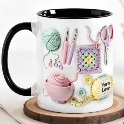 Keramische Mok voor Creatievelingen | Stevig Keramiek | Handige Koffiebeker | Origineel Cadeau | Dagelijks Gebruik | Premium Drinkbeker