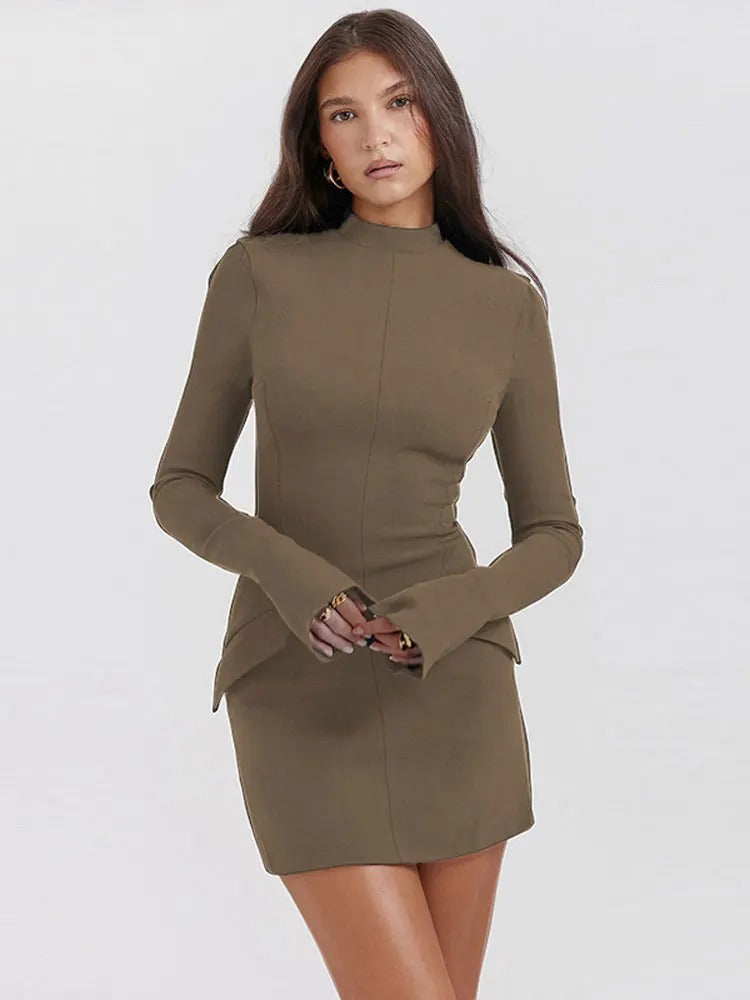 Isabella Jurk Elegante en Comfortabele Dolcevita Stijl
