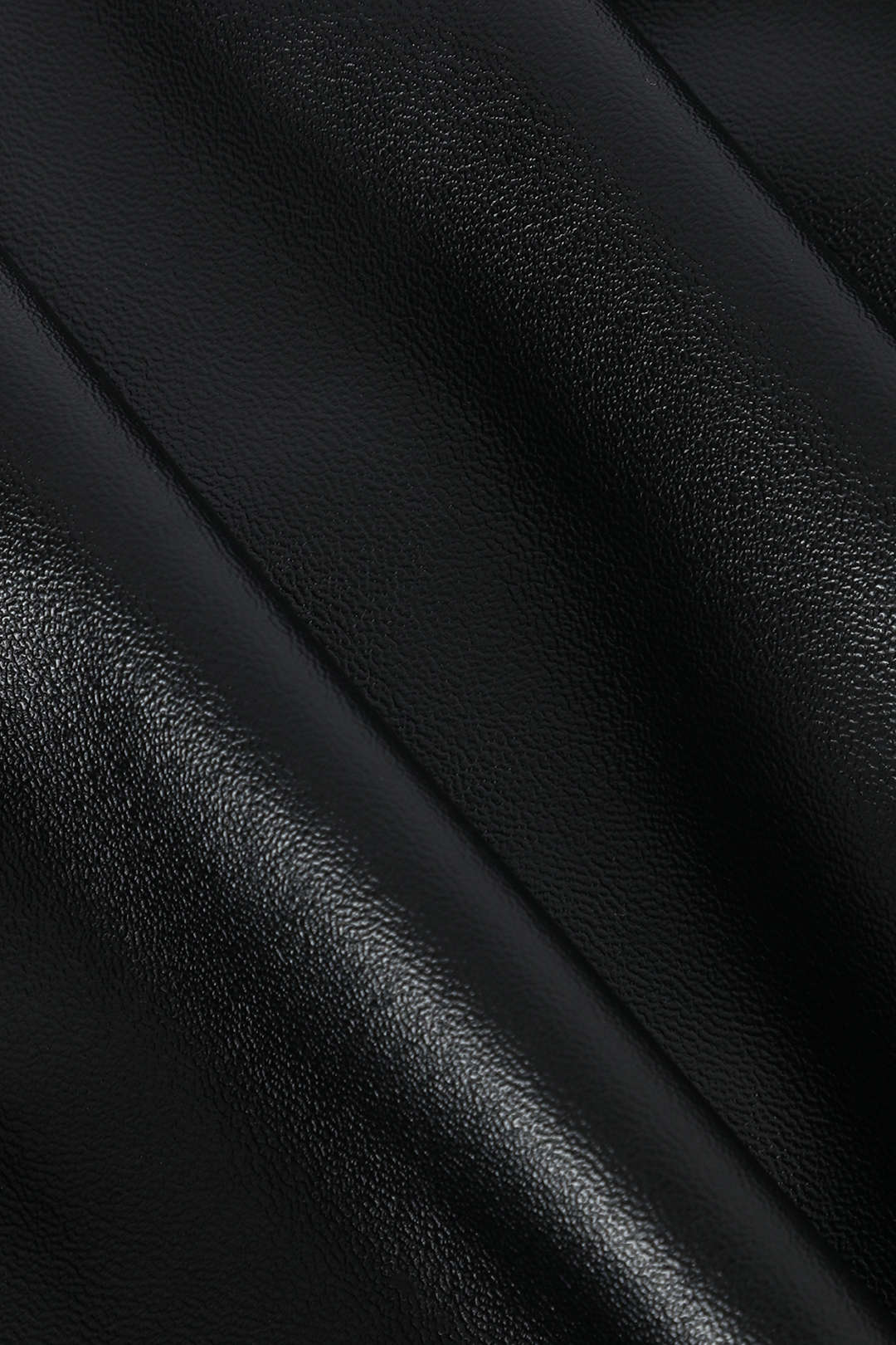 Kunstlederen Rok Asymmetrisch Midilengte Wickel Design