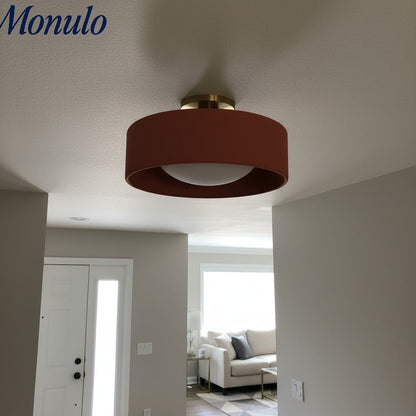 Porseleinen Plafondlamp met Strakke Montage – Moderne Lage Profiellamp Keramiek Opbouwverlichting