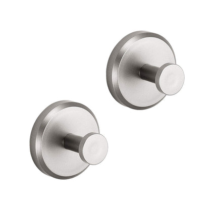 Handdoekhaak zonder Boren RVS Zuignap Badkameraccessoire Muurbevestiging Houder Handdoekhouder Zwart Zilver Goud Modern