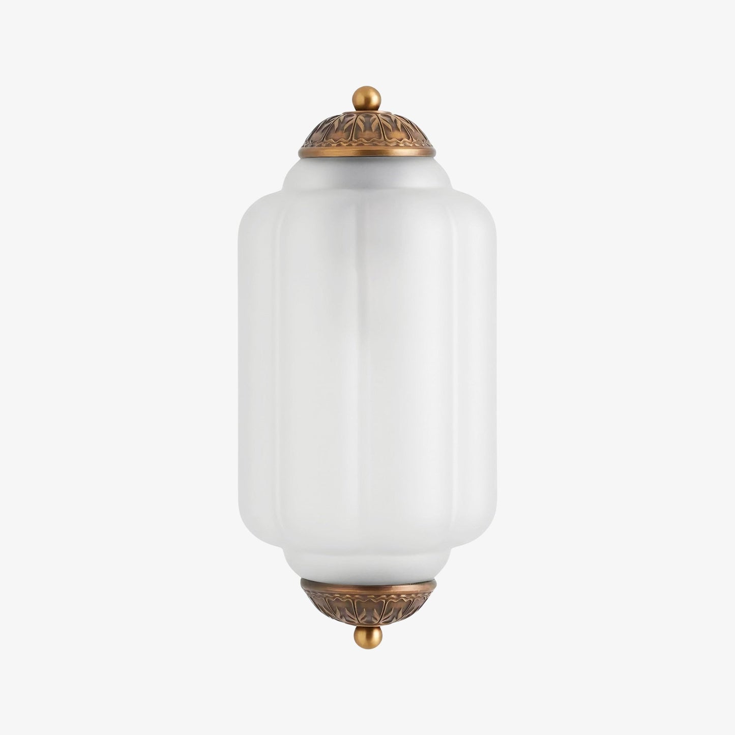 Eloise Vintage Scalloped Milk Glass Wall Sconce - Modern Accent Lighting for Bathroom and Bedroom