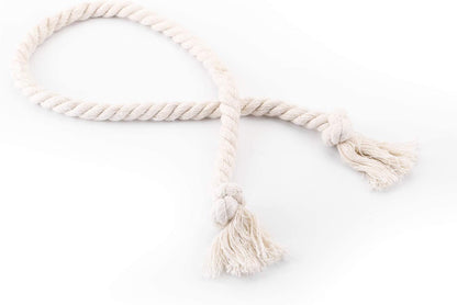 Macramé Gordijnhouders met Houten Stok – Handgeweven Katoenen Tie Backs voor Natuurlijke Boho Stijl