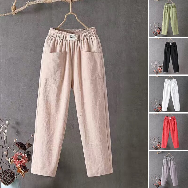 Linnen Harembroek Zomerse Katoenen Broek