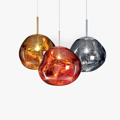 Hanglamp Lava Design Led Rond Goud Zilver Rood Rookgrijs Woonkamer Slaapkamer