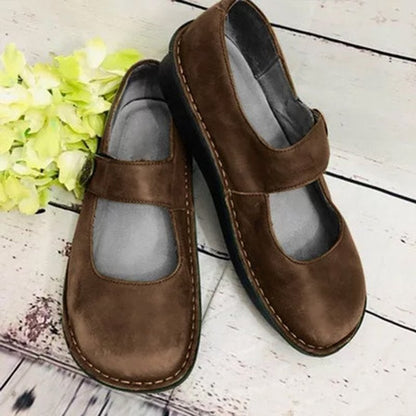 Suède Schoenen met Comfortabele Zool Vintage Look