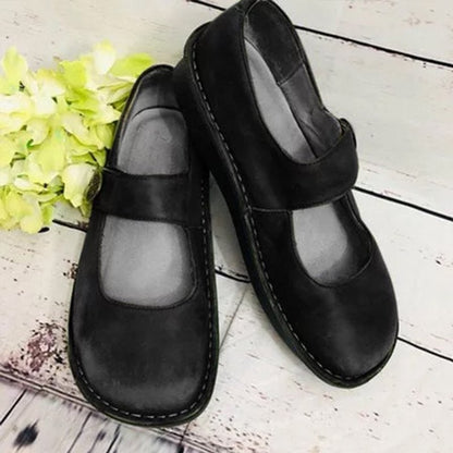 Suède Comfort Schoenen Vintage Stijl