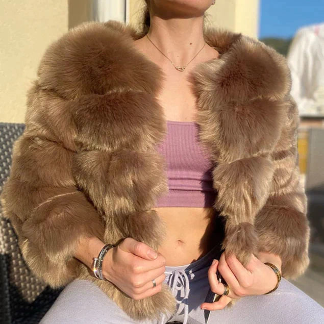 Bontjas Luxe Elegante Vrouwenjas Colleen Stijl