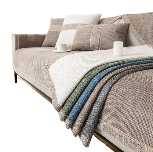 Chenille Bankhoes Antislip Structuur Bescherming Huisdieren Kleur en Maat Universeel