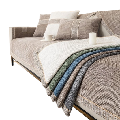 Chenille Bankhoes Antislip Structuur Bescherming Huisdieren Kleur en Maat Universeel