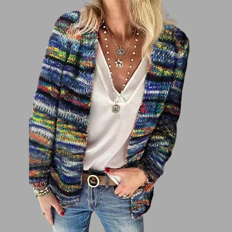 Vest voor Dames Multicolor Warm en Zacht