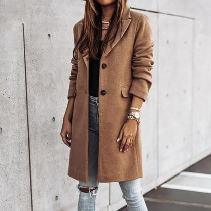 Zachte Winterjas voor Vrouw Elegant en Warm - StudioMarella