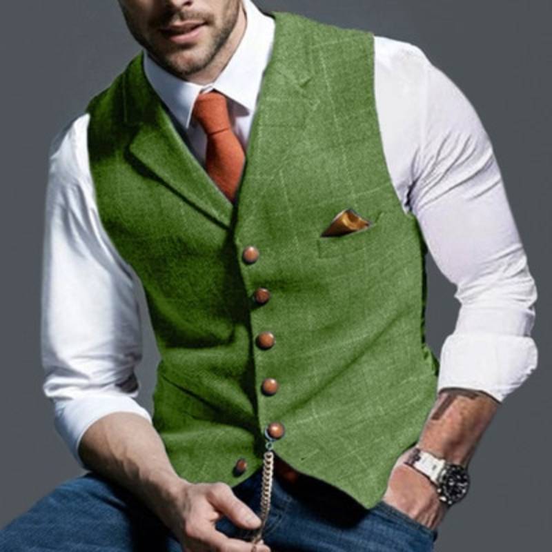 Gilet Heren Geruit Elegant Modern Design - StudioMarella