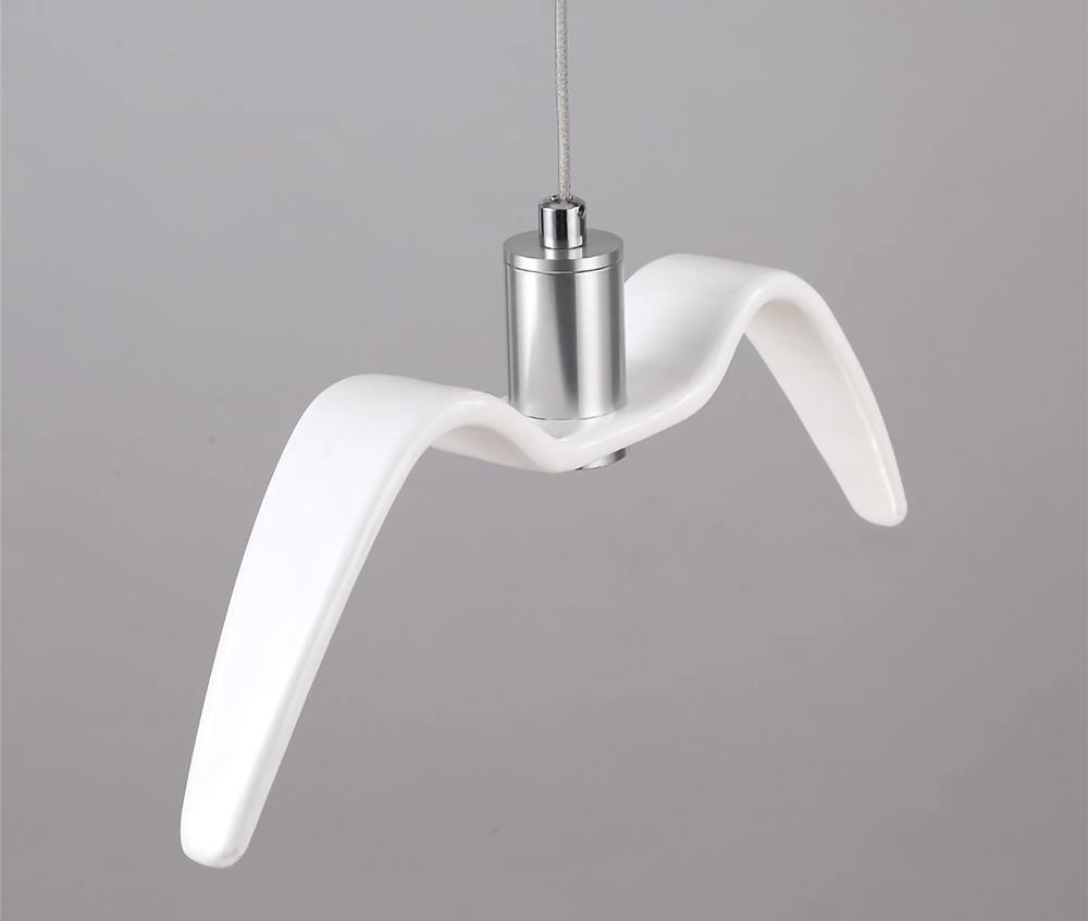 Hanglamp LED Vogeldesign Resin Aluminium Wit Zwart 3000K 4000K 6000K Woonkamer Pendellamp Minimalistisch Organisch Plafondlamp