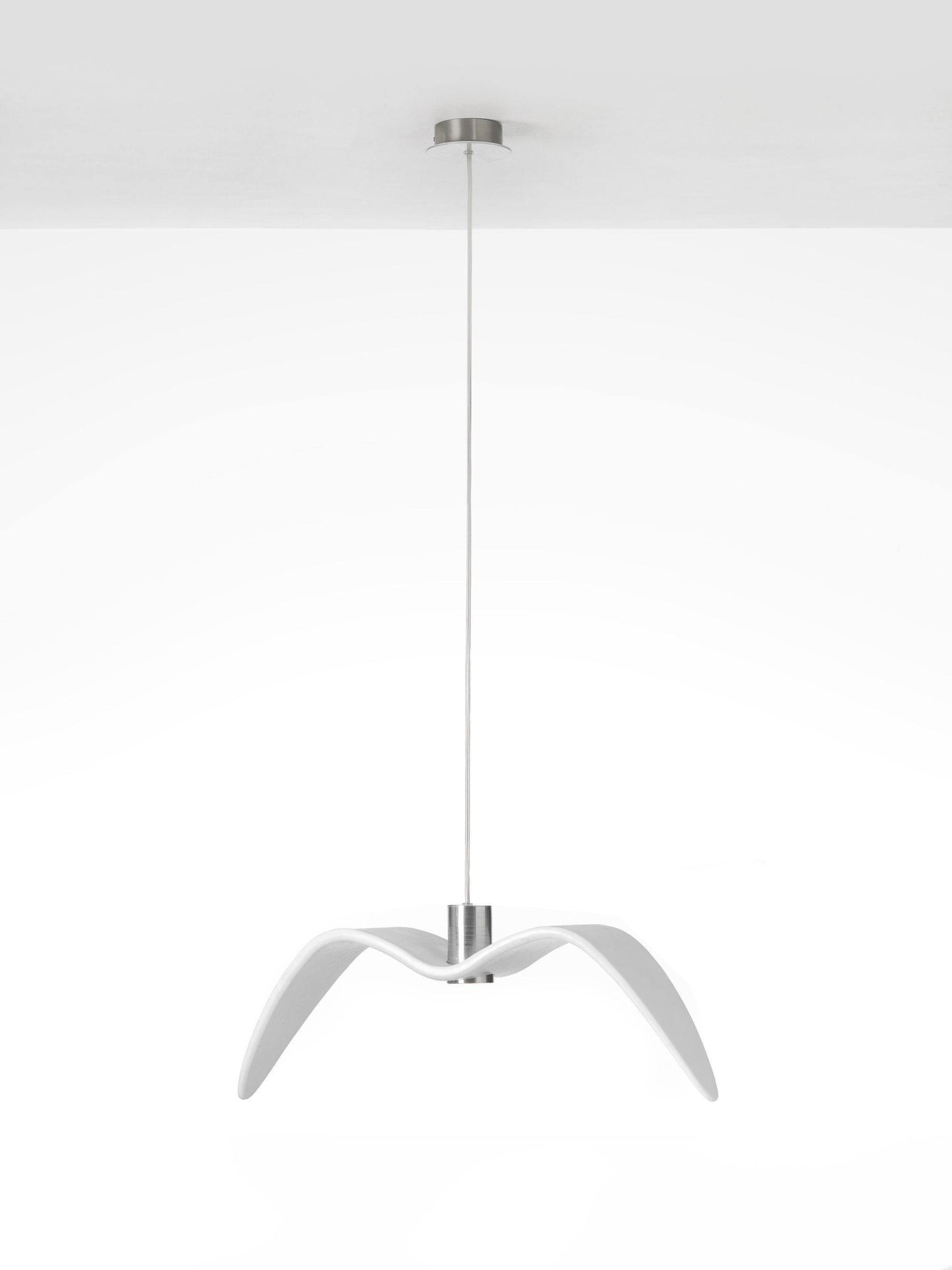 Hanglamp LED Vogeldesign Resin Aluminium Wit Zwart 3000K 4000K 6000K Woonkamer Pendellamp Minimalistisch Organisch Plafondlamp